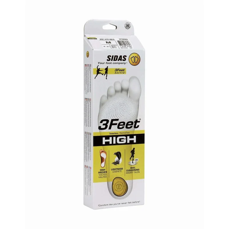 Sidas 3Feet Active High Prefabricated Insoles