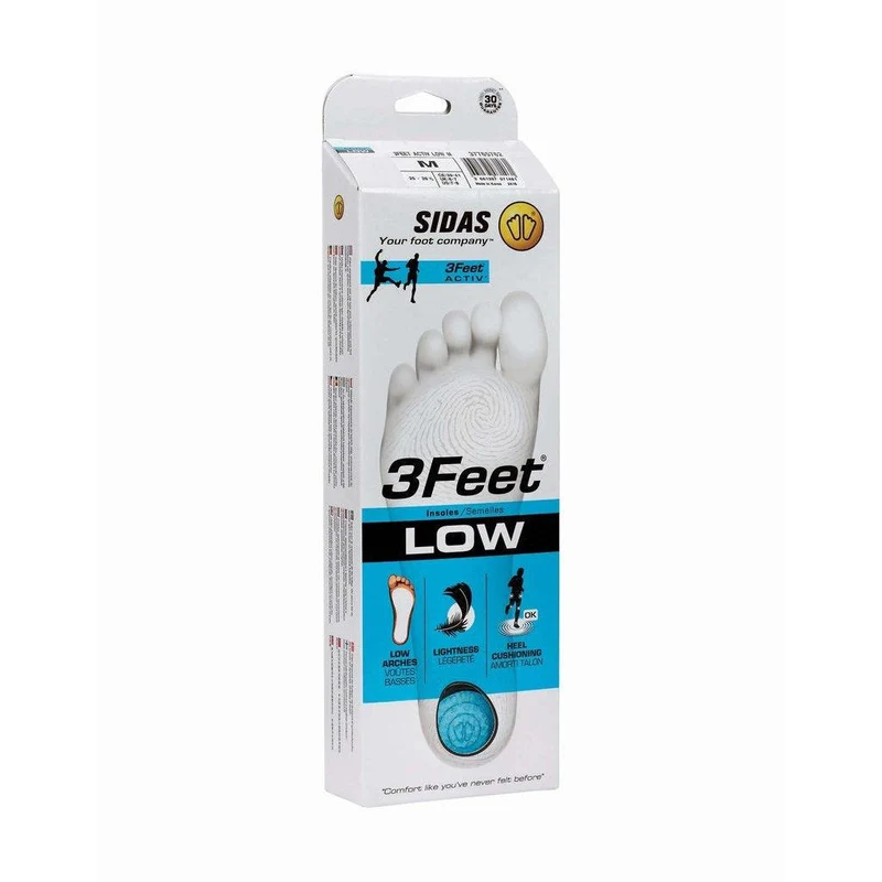 Sidas 3Feet Active Low Prefabricated Insoles