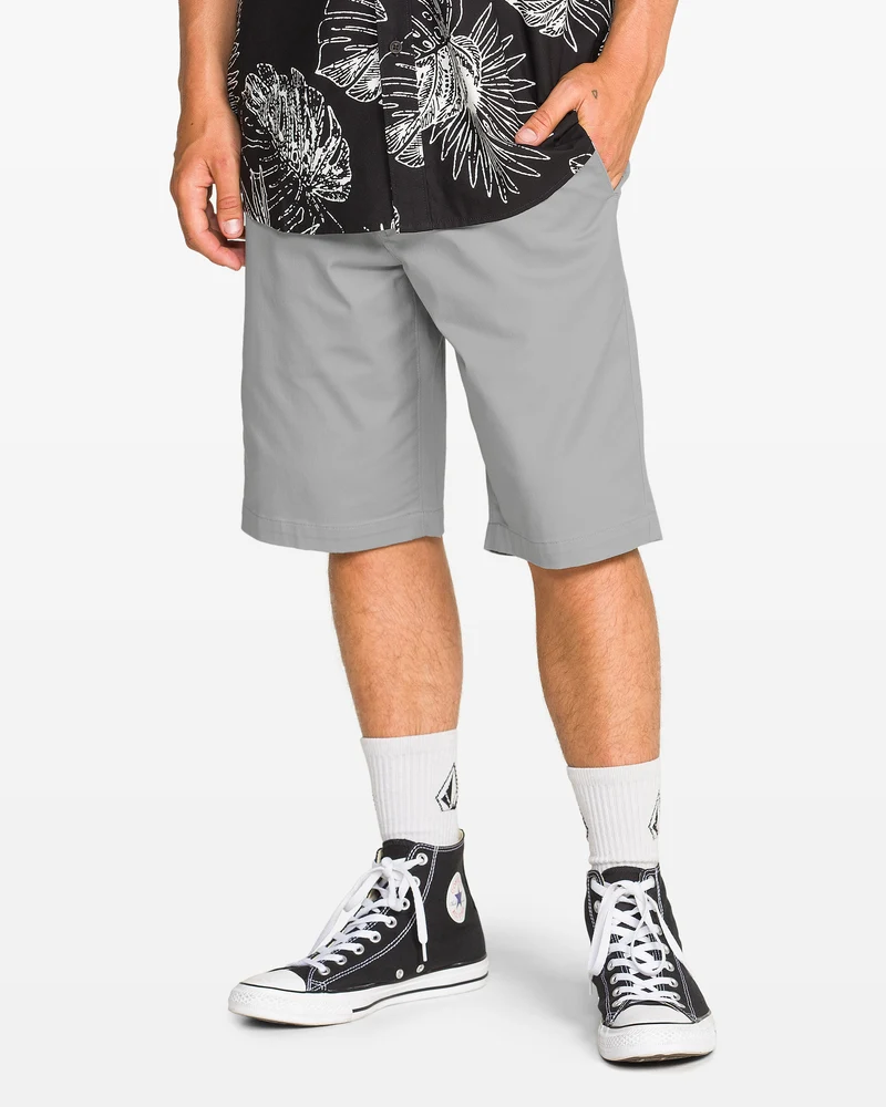 Frickin Modern Stretch Shorts - Tower Grey