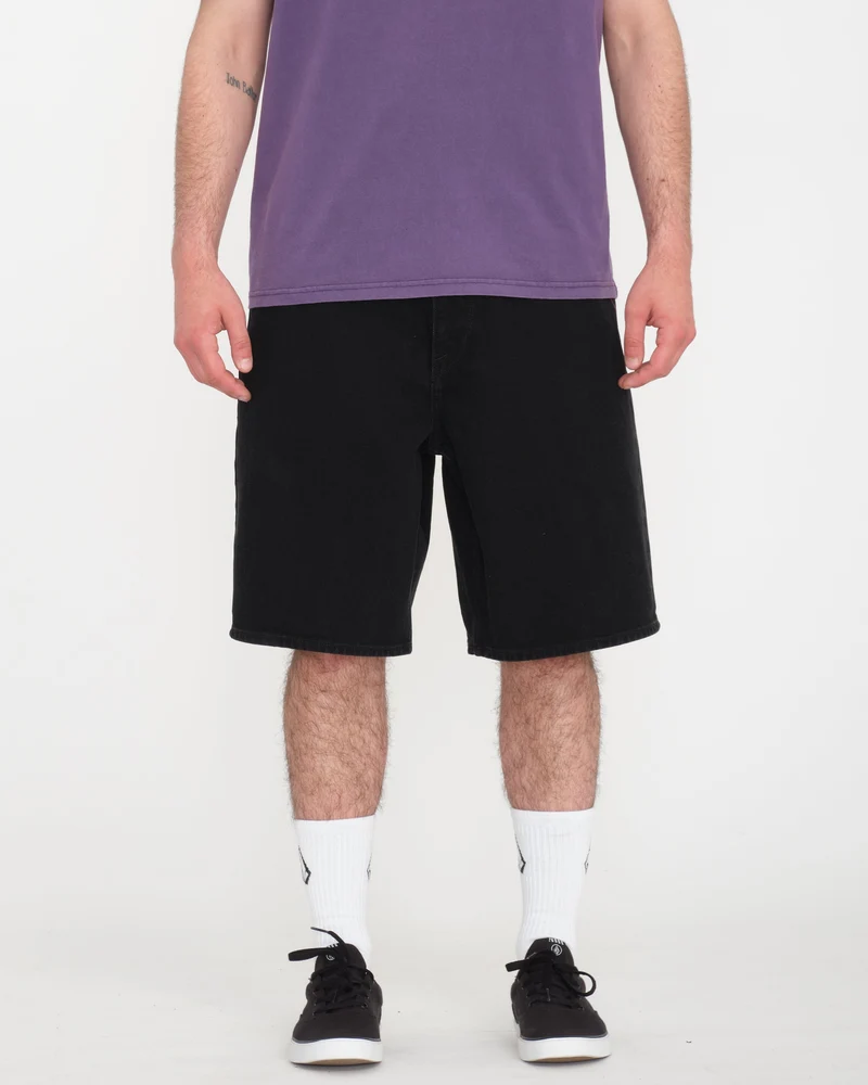 Billow 22" Jeansshorts - Black