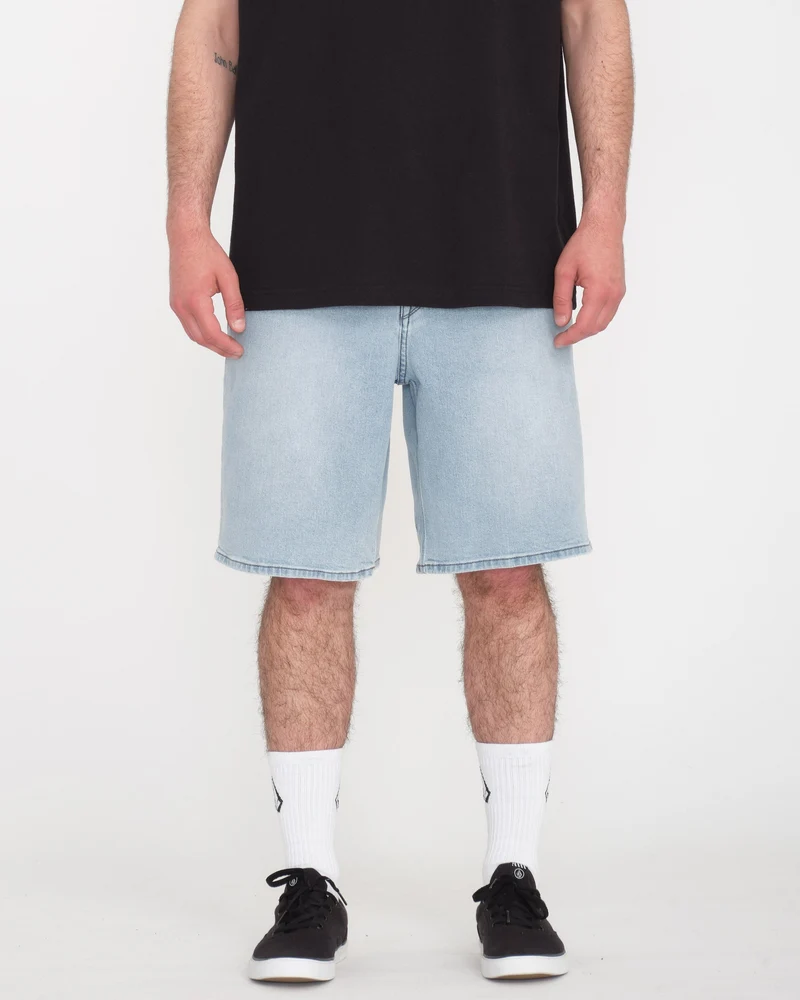 Billow Denim Shorts - DESERT DIRT INDIGO