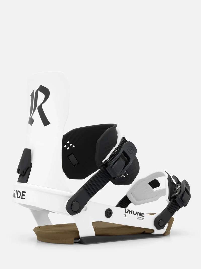 Ride: Drone Snowboard Binding (White)