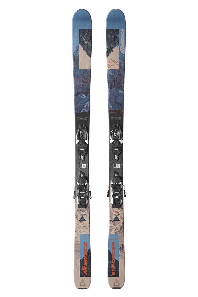 Nordica Enforcer 80S Skis + JR 7.0 Bindings - Kids' - 26/27