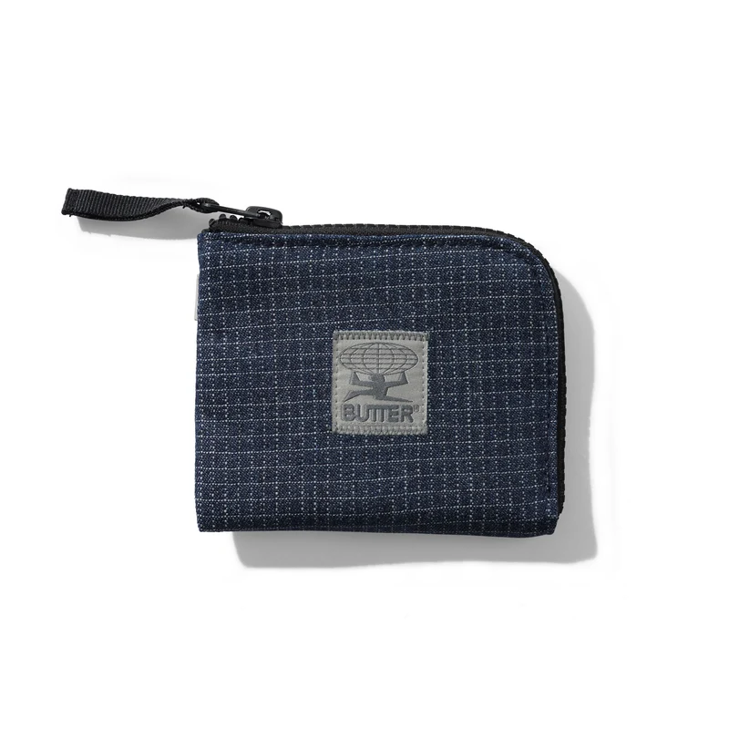 Butter Goods - Zip Wallet denim