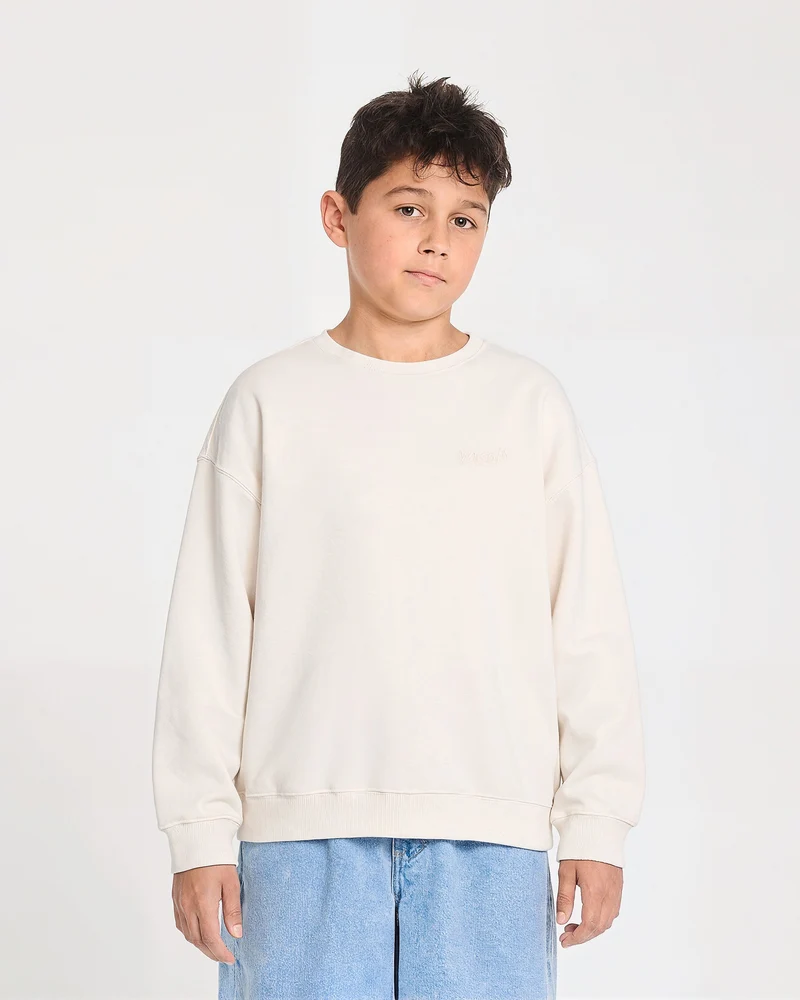 Tookool Sweatshirt - Dirty White - (KINDER)