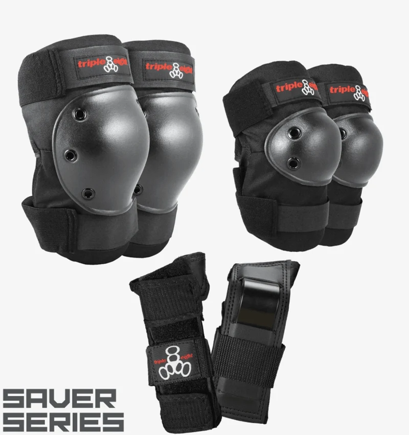 Triple 8: Saver Series Knee/Elbow/Wrist Guard Pack