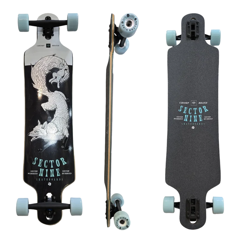 Sector 9: Bintang Silver Fox Longboard Skateboard Complete
