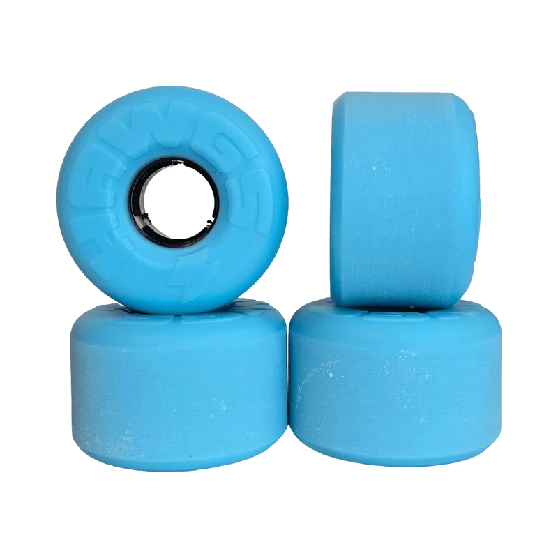 Hawgs: 60mm Lil' EZ Hawgs Longboard Wheels (Blue)