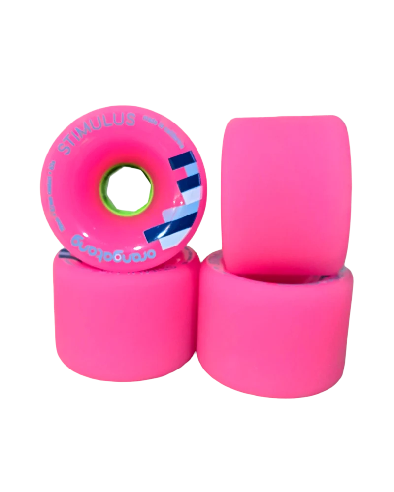 Orangatang: 70mm 83a Stimulus Longboard Skateboard Wheels (Pink)