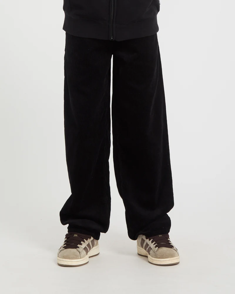 Freazy Loose Cordhose - Black - (KINDER)