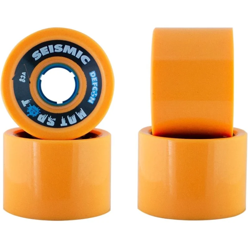 Seismic: 63mm 83a Hotspot Longboard Wheels (Mango)