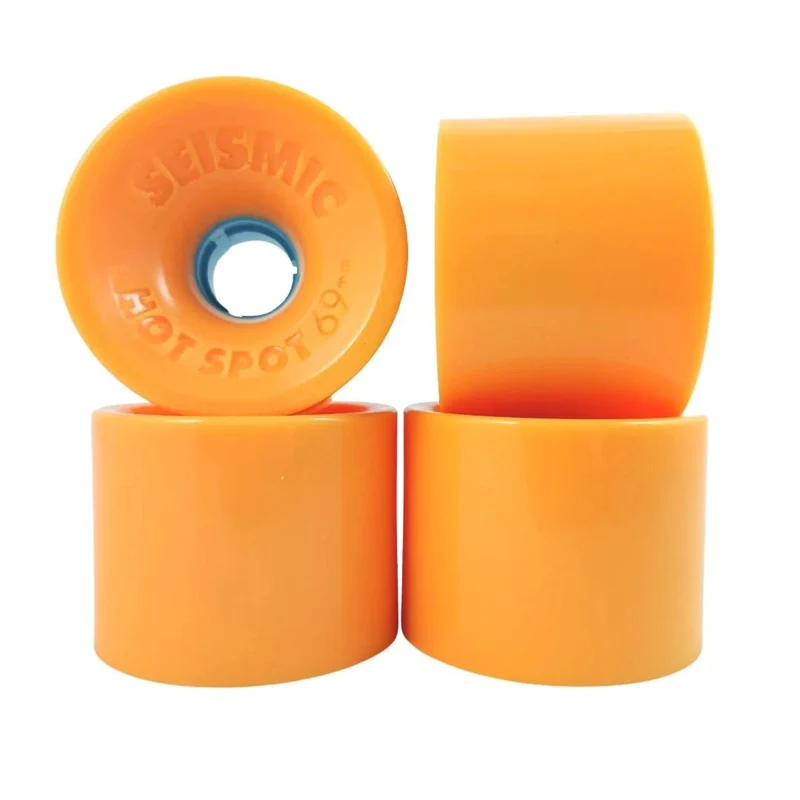 Seismic: 69mm 78.5a Hotspots Longboard Wheels (Mango)