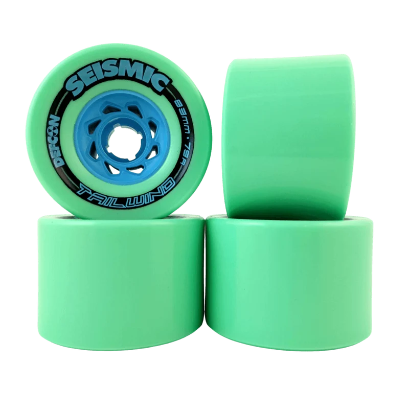 Seismic: 83mm 79a TAILWIND Longboard Wheels (Mint)