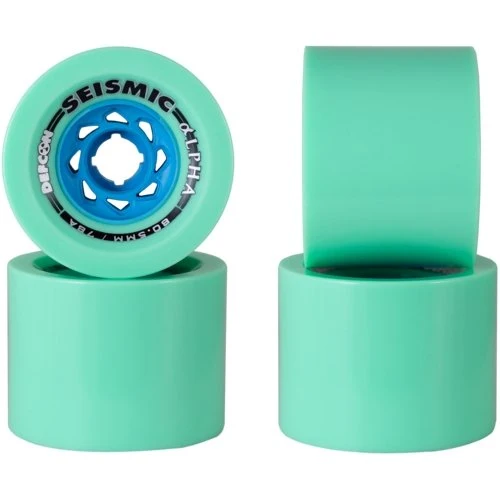 Seismic: 80.5mm 78a Alpha Race Longboard Skateboard Wheels (Mint)