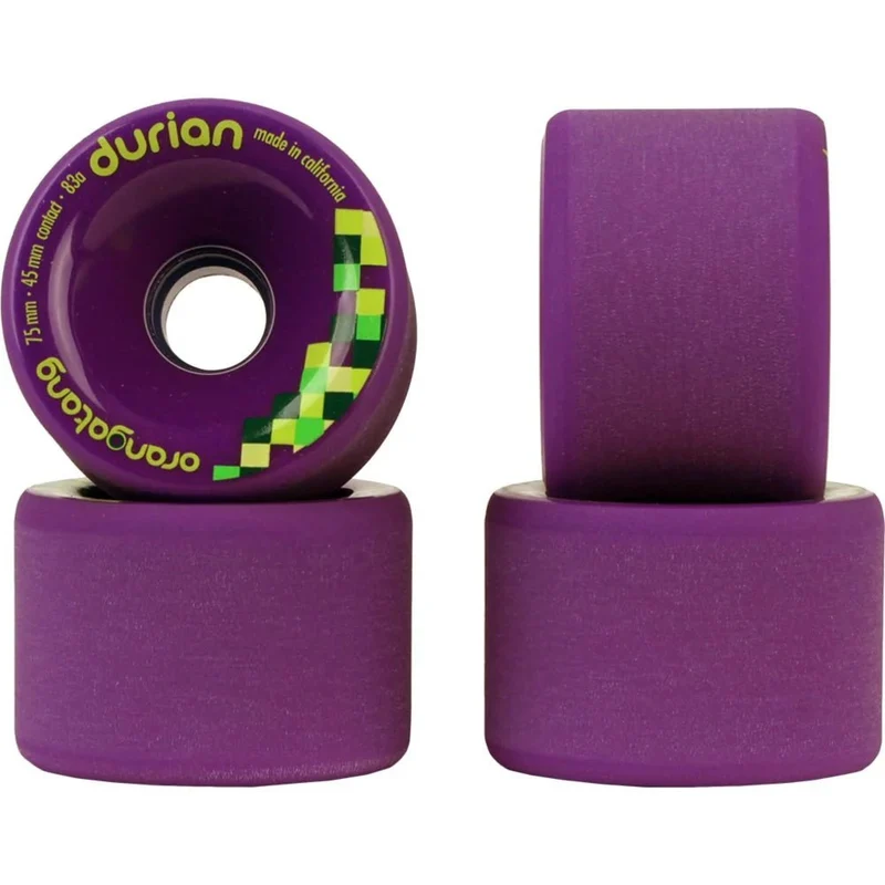 Orangatang: 75mm 83a Durian Longboard Skateboard Wheels (Purple)