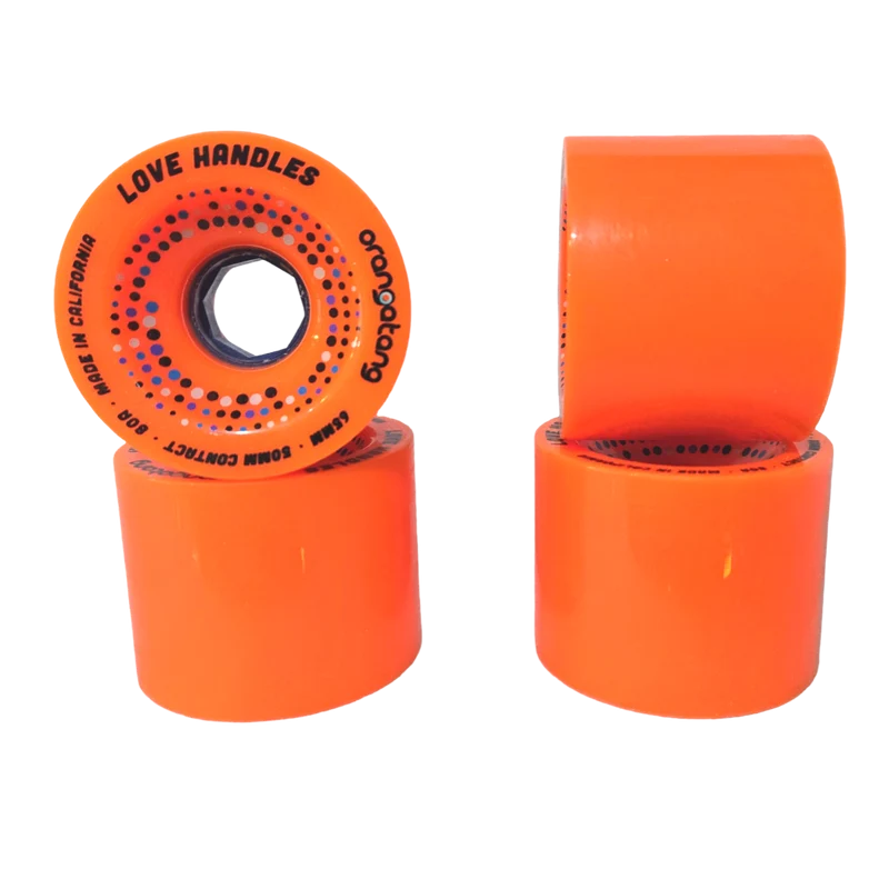 Orangatang: 65mm 80a Love Handles Longboard Wheels (Orange)