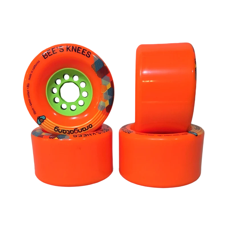 Orangatang: 90mm 80a Bee's Knees Longboard Skateboard Wheels (Orange)