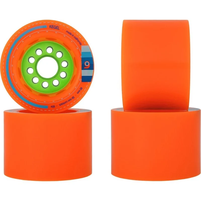 Orangatang: 80mm 80a Kegel Longboard Skateboard Wheels (Orange)