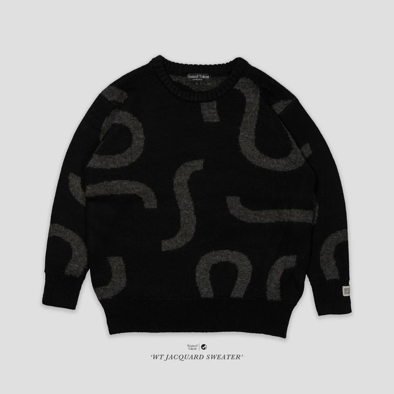 Nomadik - Wasted Talent Sweater black grey
