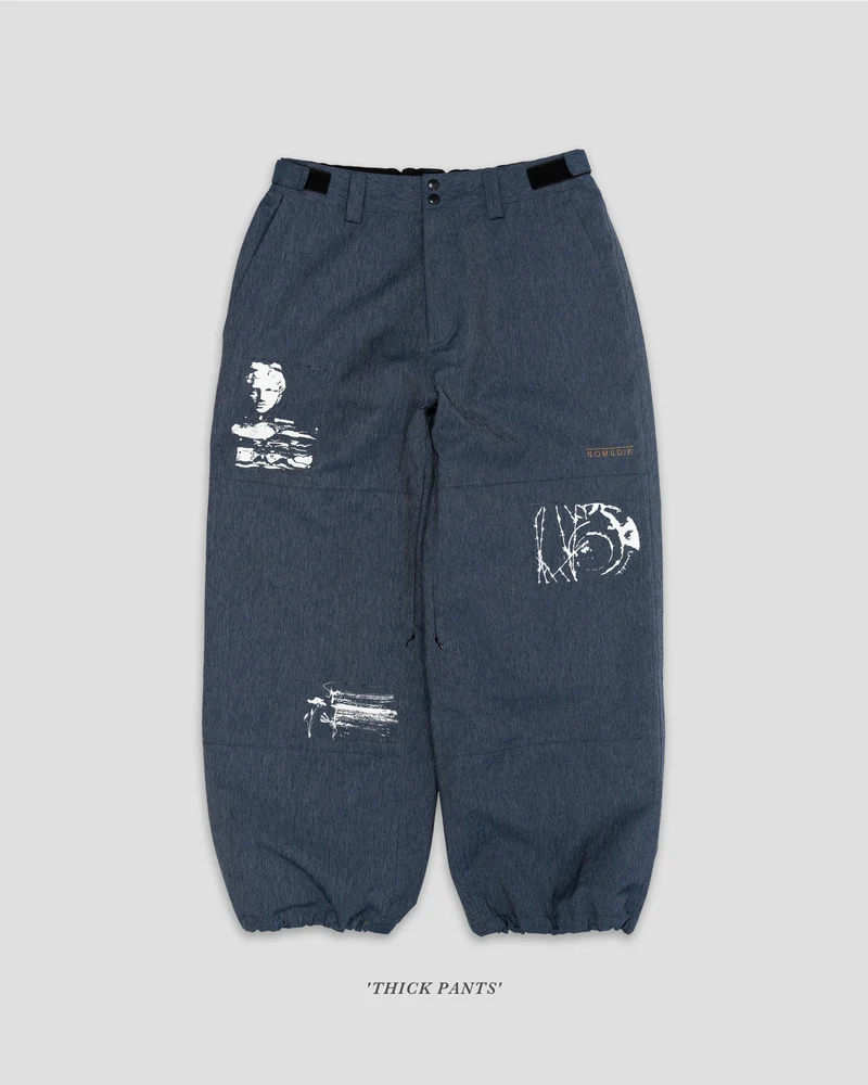 Nomadik - Thick Pant denim patch