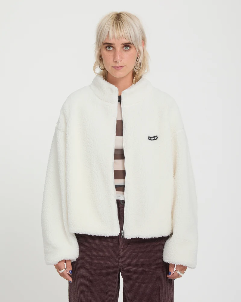 Wylding Out Sherpa Jacke - Off White