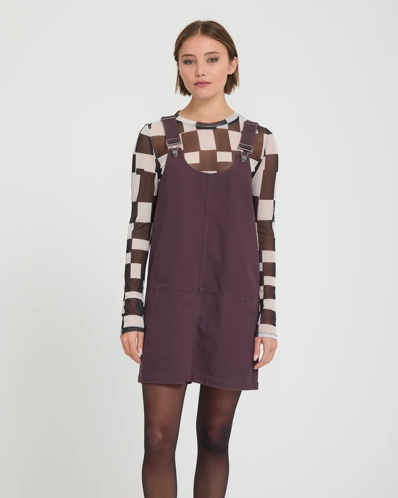 Workestra Kleid - Raisin