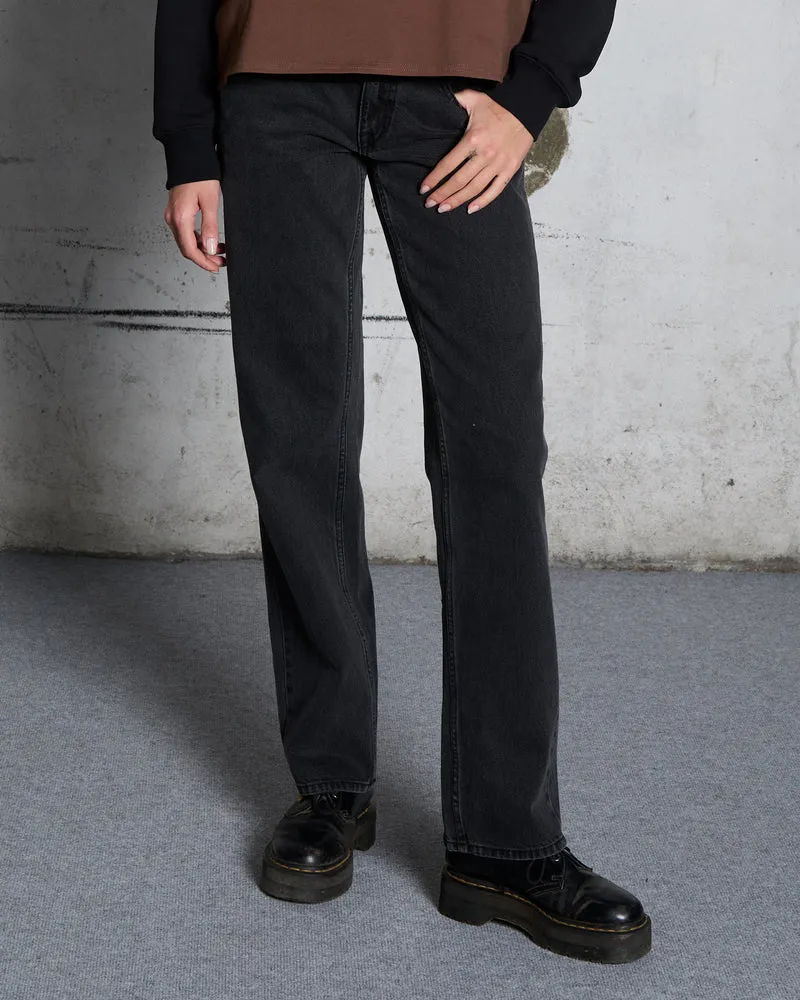 Stoned Low Waist Jeans - Washed Slate