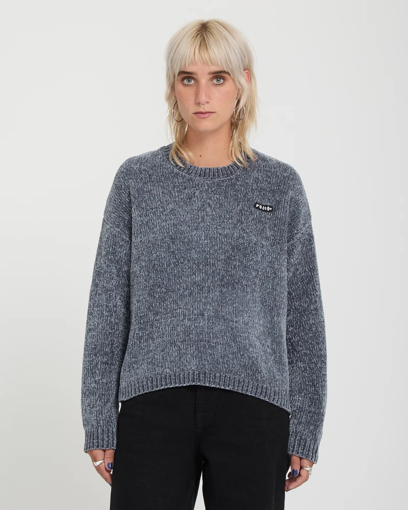 Bubble Tease Pullover - Storm Blue