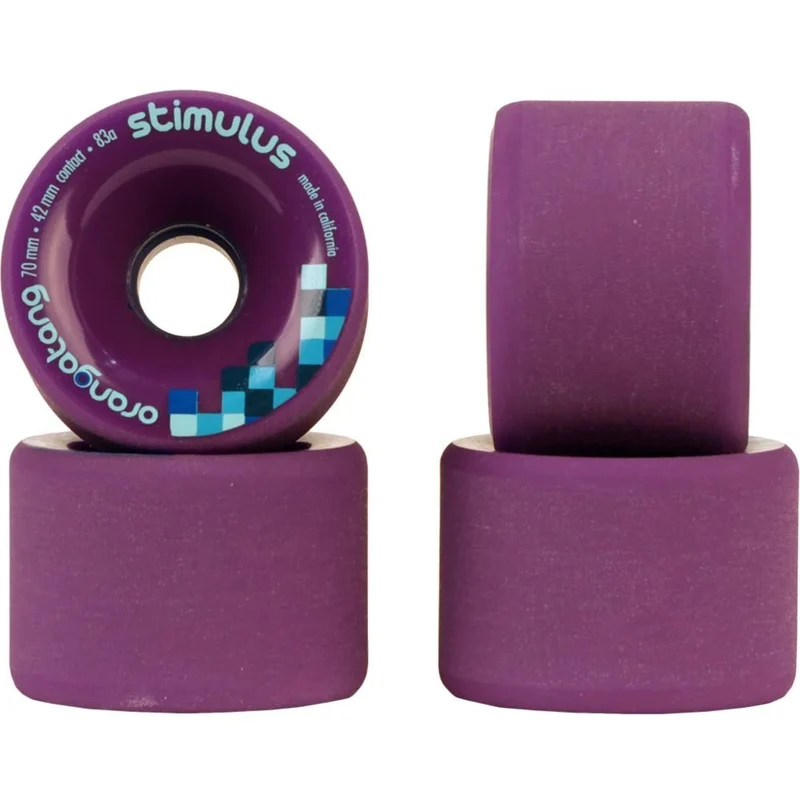 Orangatang: 70mm 83a Stimulus Longboard Skateboard Wheels (Purple)