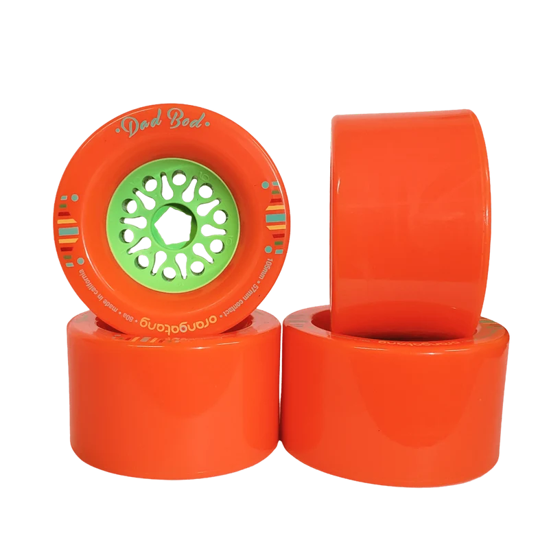 Orangatang: 105mm 80a Dad Bod Longboard Wheels (Orange)