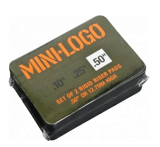 Mini Logo: .5" Hard Riser Pads