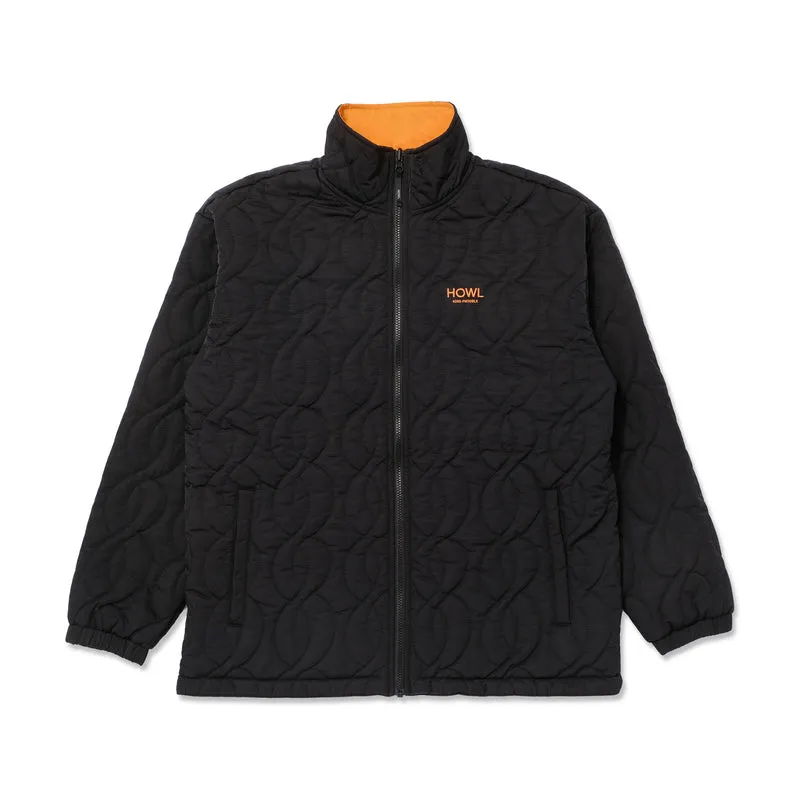 Howl - Reversible Coach Jacket black peach