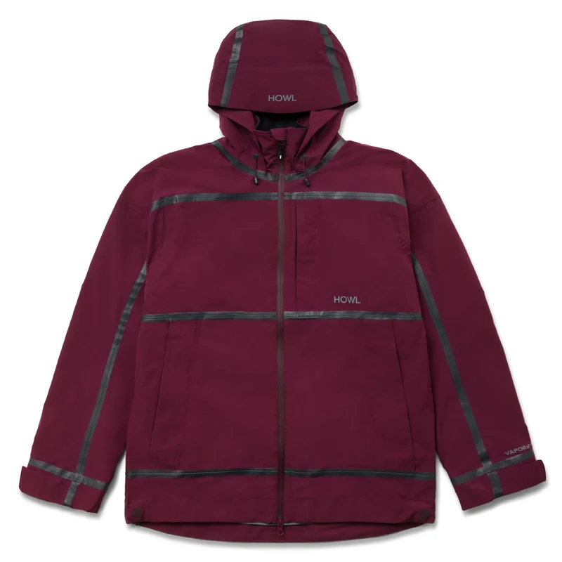 Howl - Taped Snow Jacket burgundy