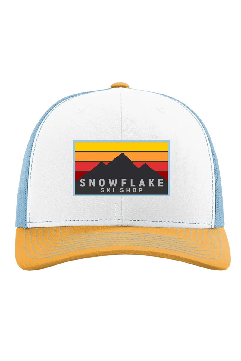 Snowflake Ski Shop Trucker Hat - Adult