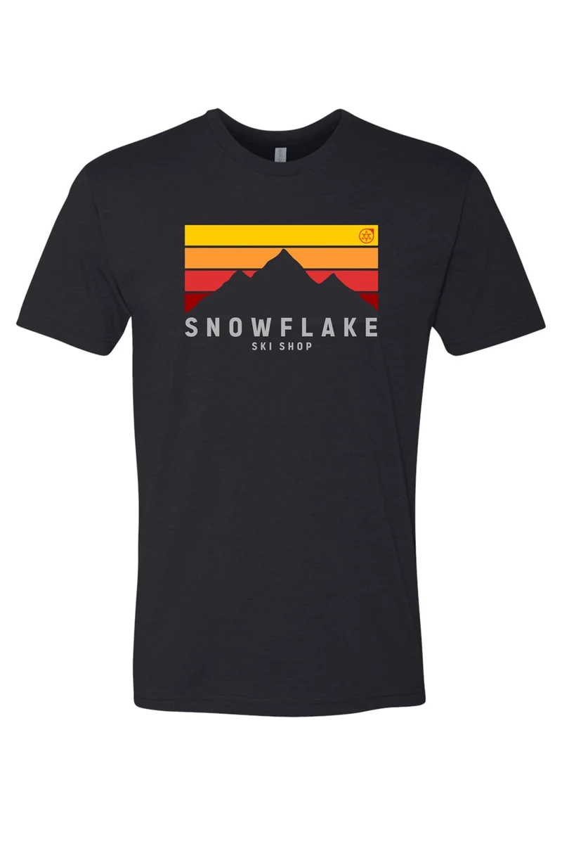 Snowflake Ski Shop Mountain Tee - Adult