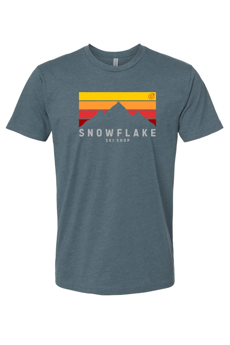 Snowflake Ski Shop Mountain Tee - Adult