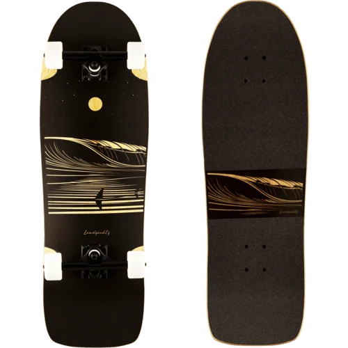 Landyachtz: ATV Ditch Life Dark Wave Longboard Skateboard Complete
