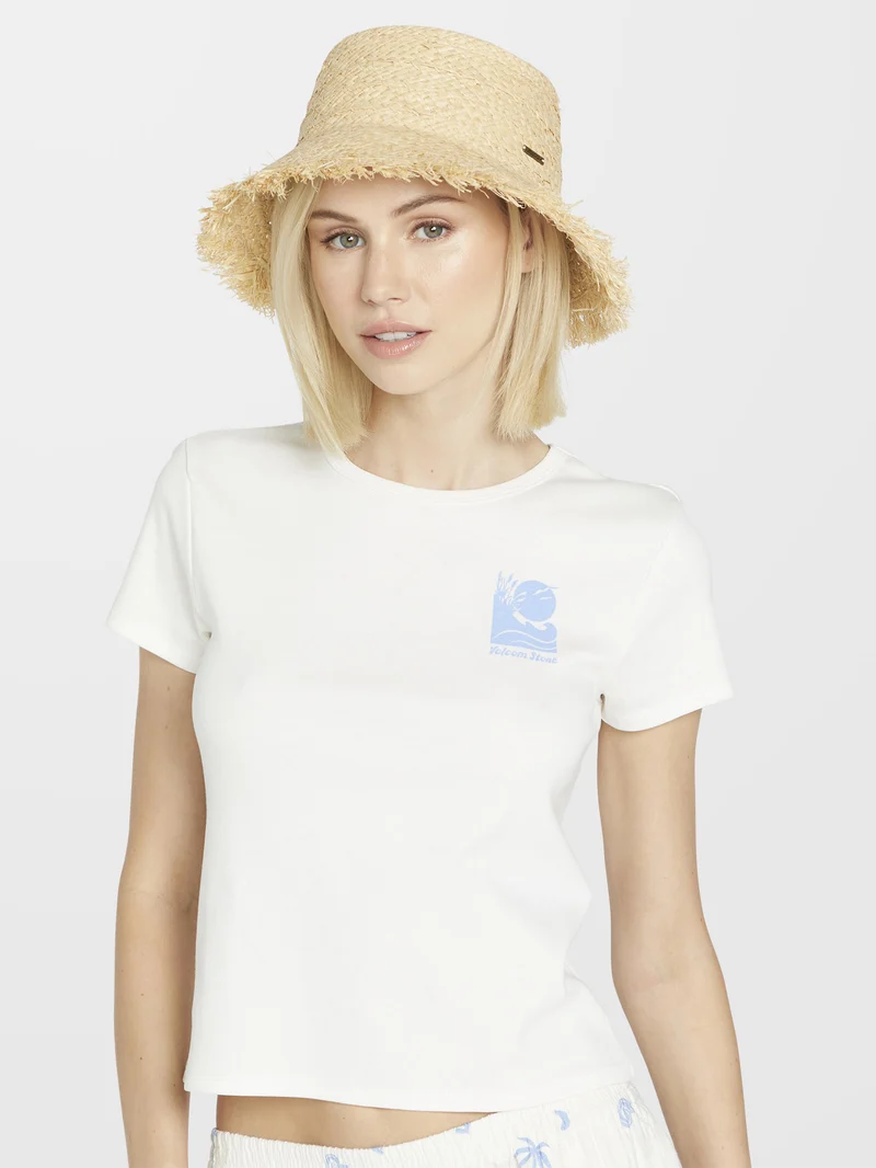 Sunny Stroh Bucket Hat - Natural