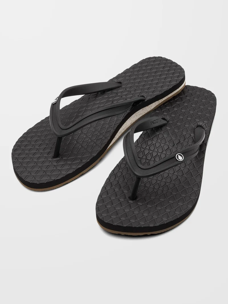 Eco Concourse Sandalen - BLACK WHITE