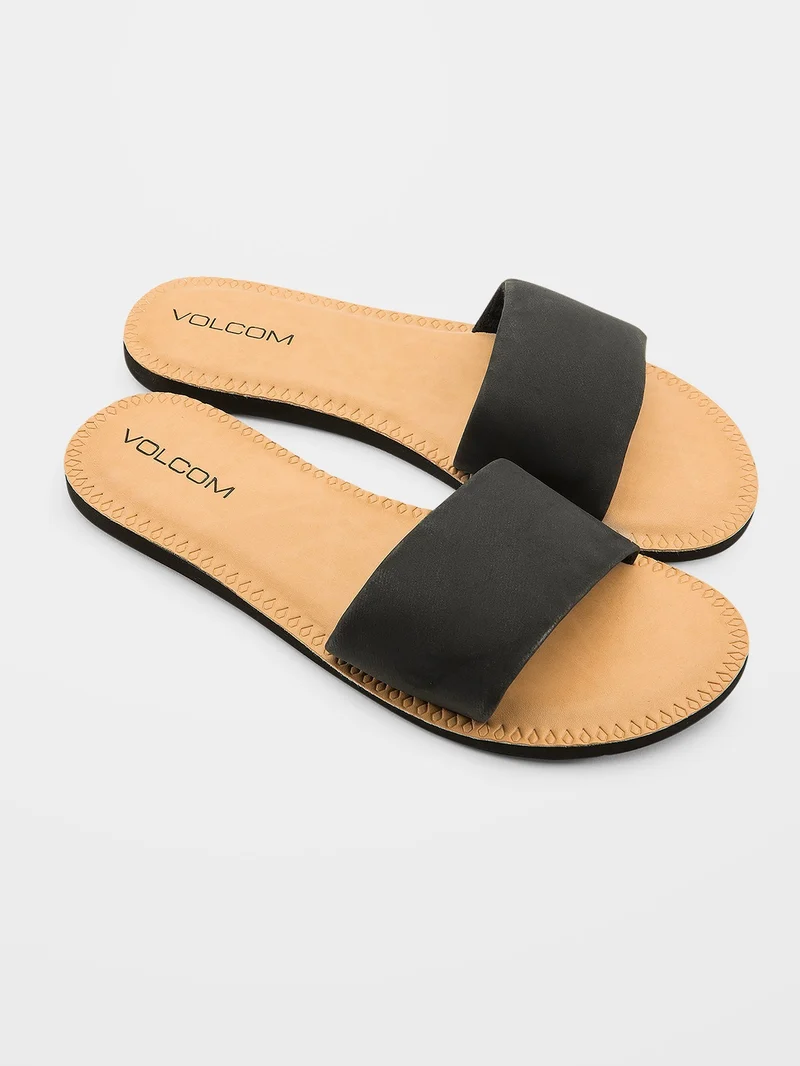 Simple Slide Sandalen - BLACK