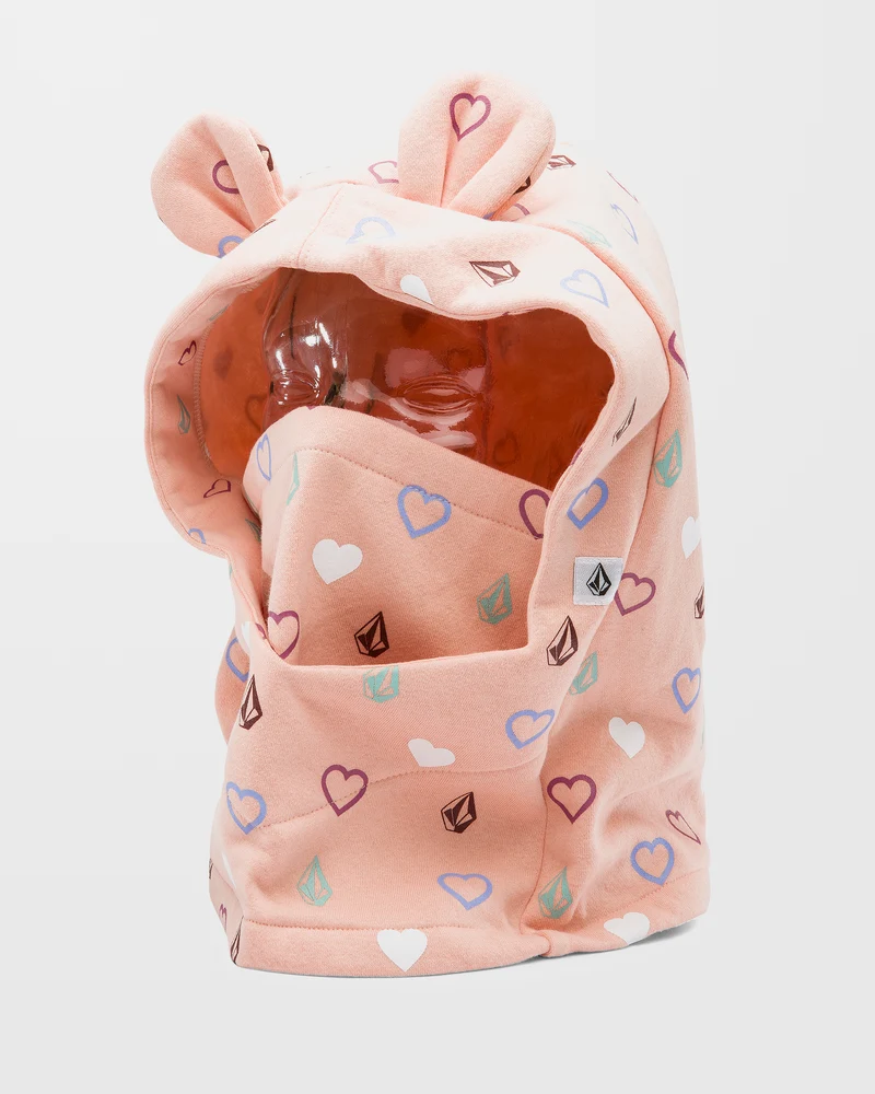 Snow Creature Hood Thingy - Coral Haze - (KINDER)