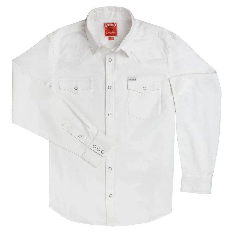 The Wyatt Pearl Snap Solid L/S Shirt