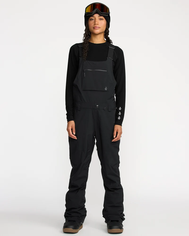 Ash Stretch Gore-Tex Latzhose - Black