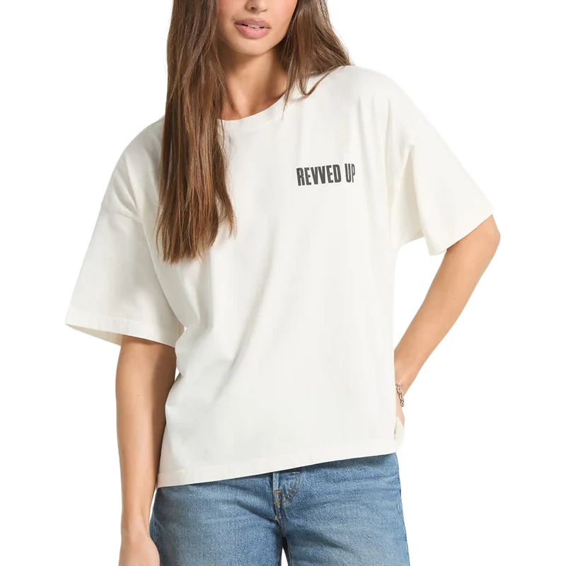 Revved Up Boxy Crew S/S T-Shirt