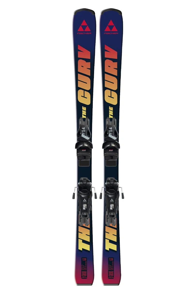 Fischer The Curv JR Skis + FJ4 GW CA JRS Bindings - Kids' - 24-25