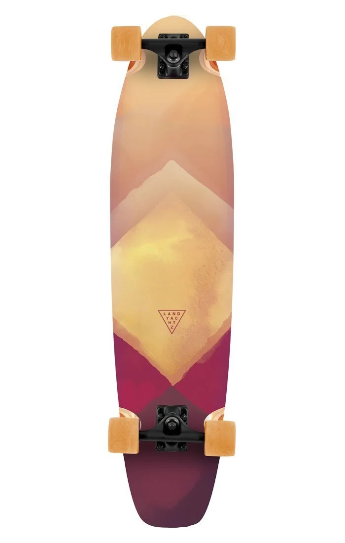 Landyachtz: Ripper Watercolor Longboard Skateboard Complete