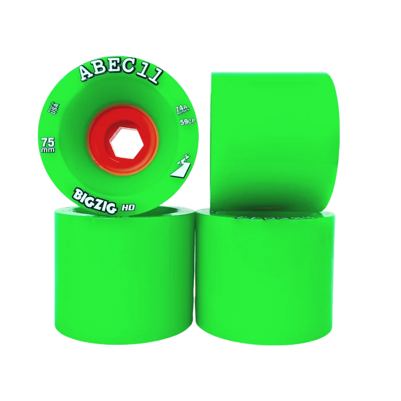 ABEC11: 75mm BIGZIG HD Longboard Skateboard Wheel