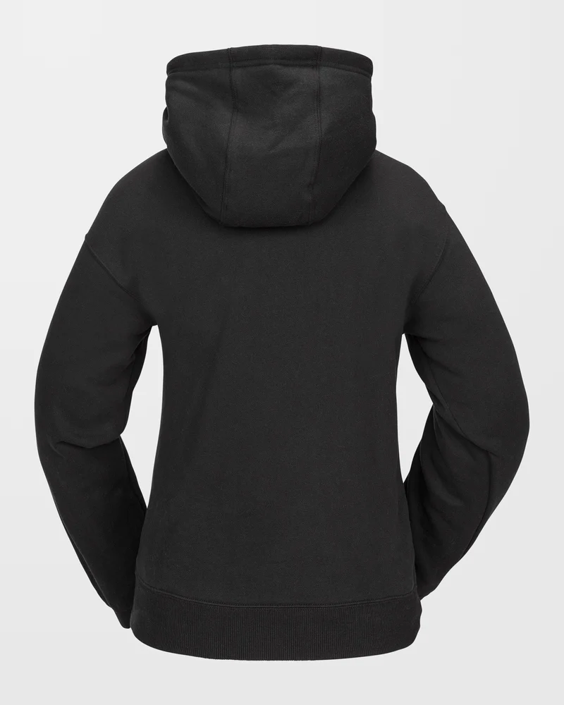 Costus Fleece Kapuzenpullover - Black