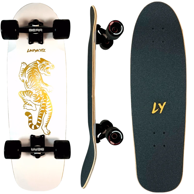 Landyachtz: Tugboat UV Bengal RKP Longboard Complete-2