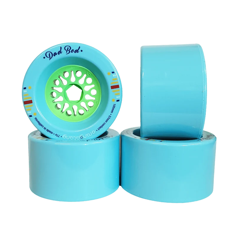 Orangatang: 105mm 77a Dad Bod Longboard Wheels (Blue)